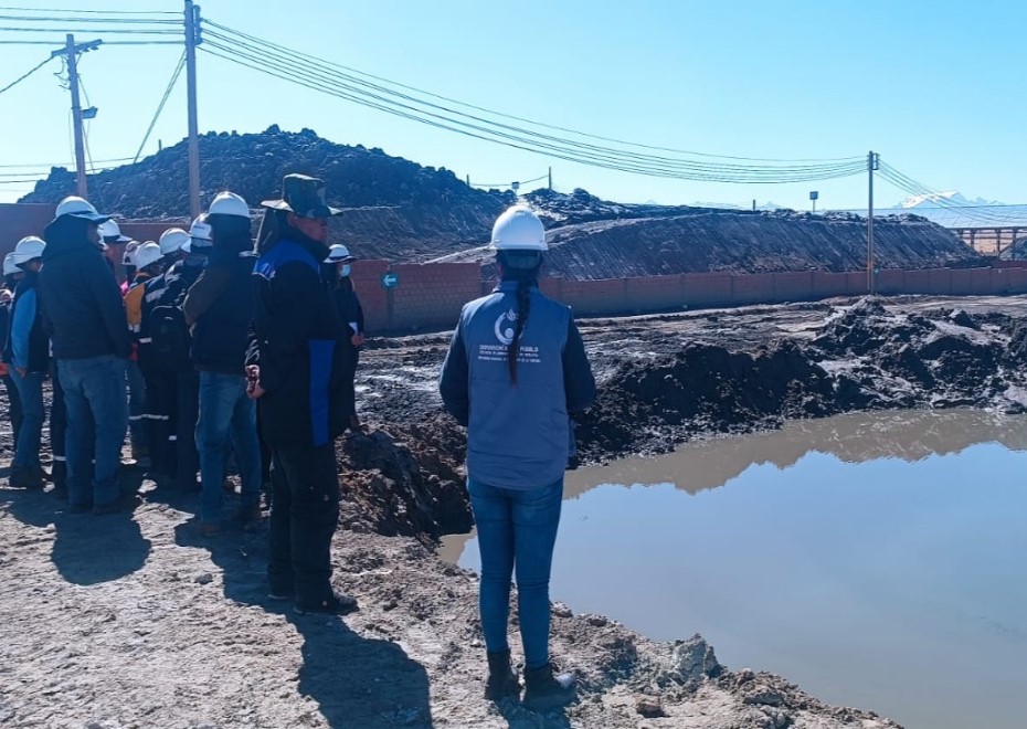 DEFENSORÍA DEL PUEBLO ACOMPAÑA SÉPTIMA INSPECCIÓN A EMPRESAS MINERAS PARA LA PROTECCIÓN DE LOS RECURSOS HÍDRICOS EN VIACHA