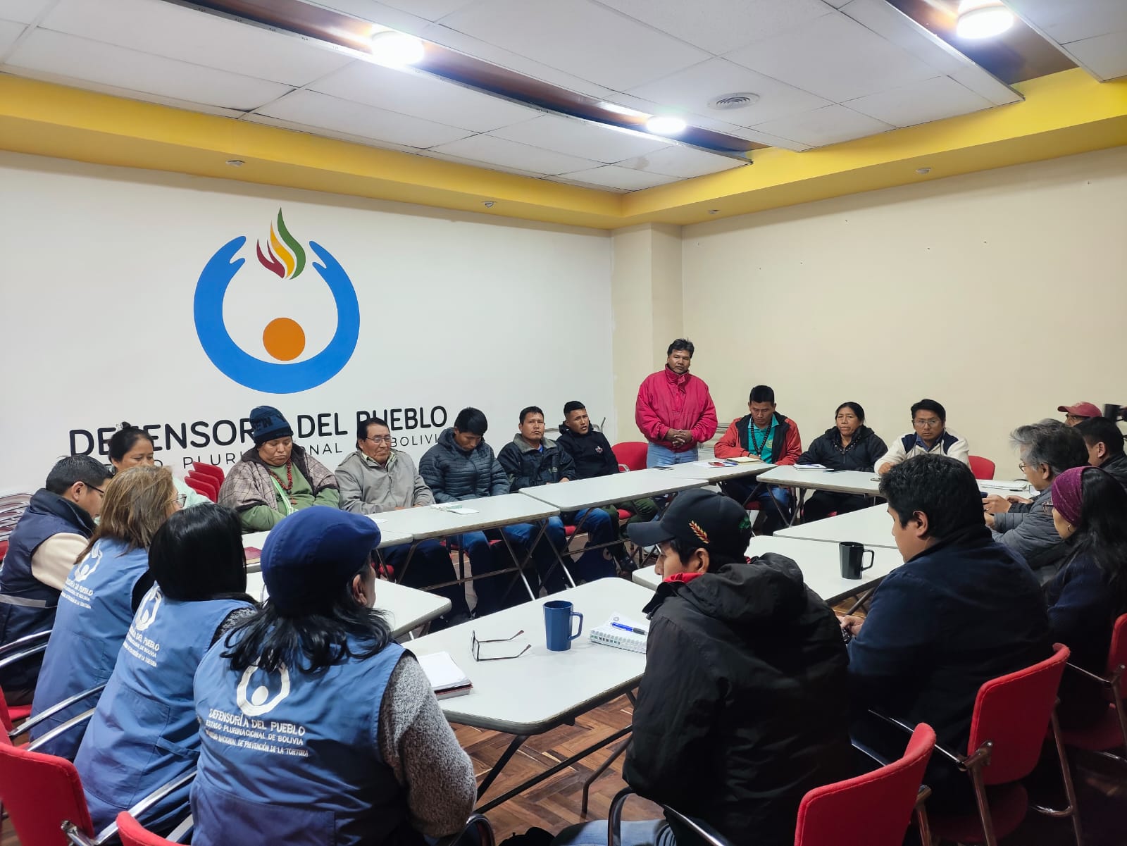 DEFENSORÍA DEL PUEBLO Y CONSEJO REGIONAL T´SIMANE MOSETENES DEL PILÓN LAJAS COORDINAN ACCIONES PARA PROTECCIÓN DE LA MADRE TIERRA