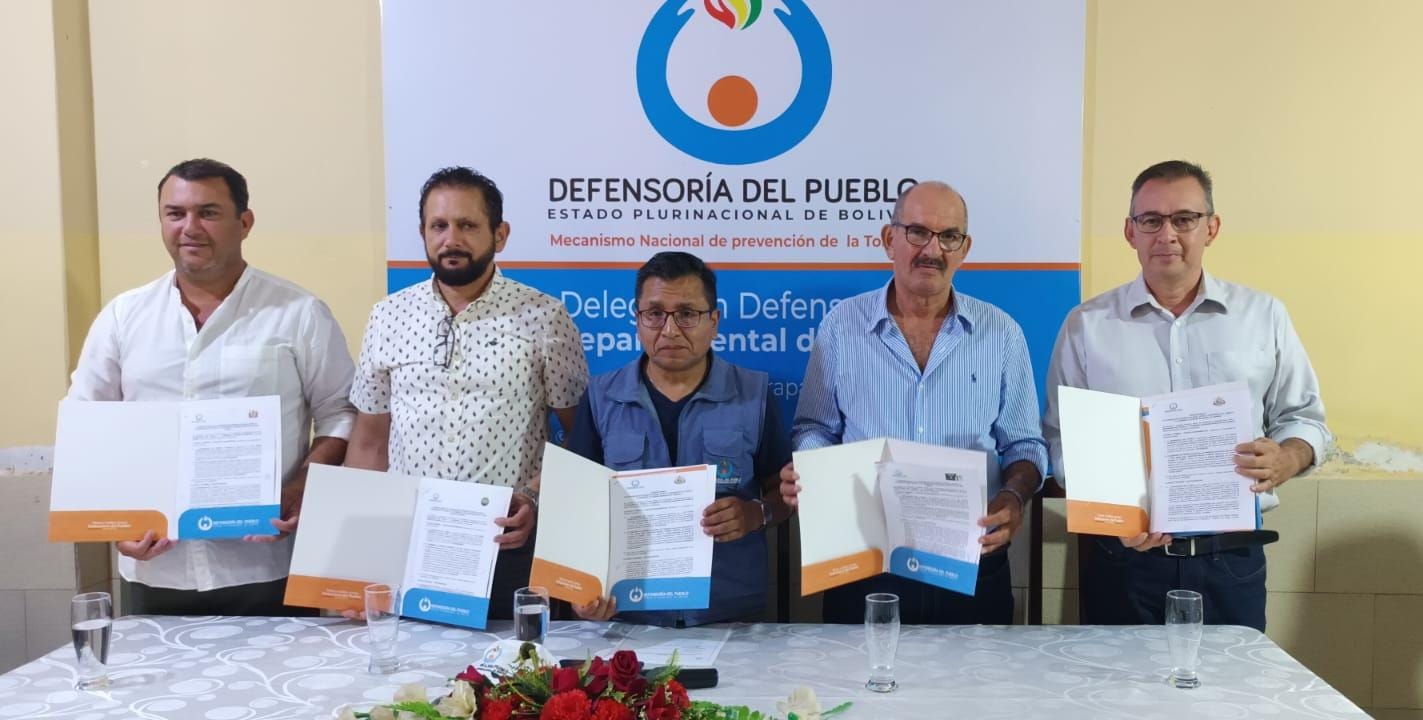 GAMs DE SAN IGNACIO DE MOXOS, SAN JAVIER, TRINIDAD Y SAN BORJA ACUERDAN CON LA DEFENSORÍA DEL PUEBLO SUMARSE A LA DEFENSA DE LOS DERECHOS HUMANOS