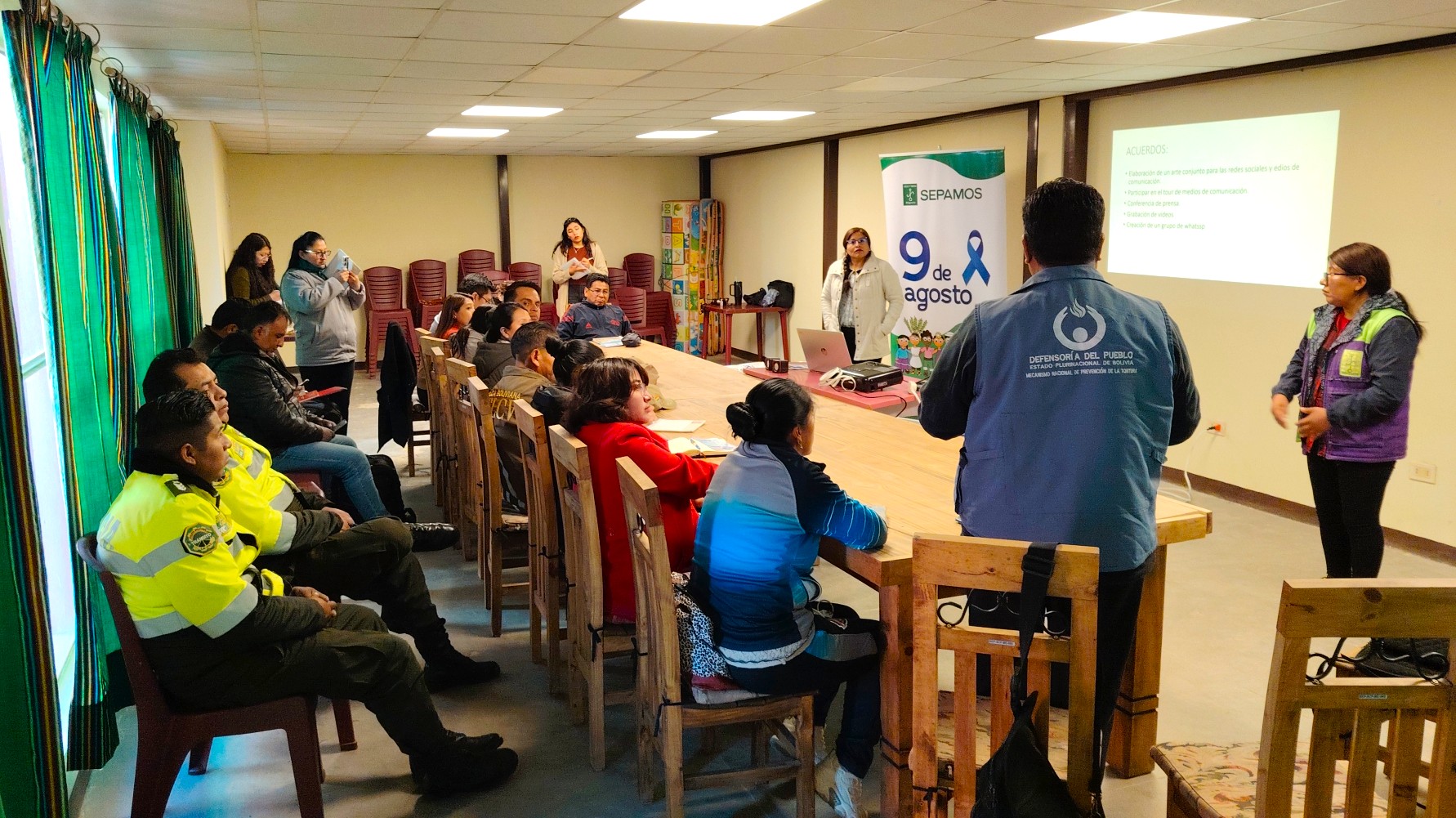 EL ALTO: DEFENSORÍA DEL PUEBLO E INSTITUCIONES COORDINAN ACTIVIDADES POR EL  “DÍA DE SOLIDARIDAD CON LAS VÍCTIMAS DE VIOLENCIA SEXUAL”