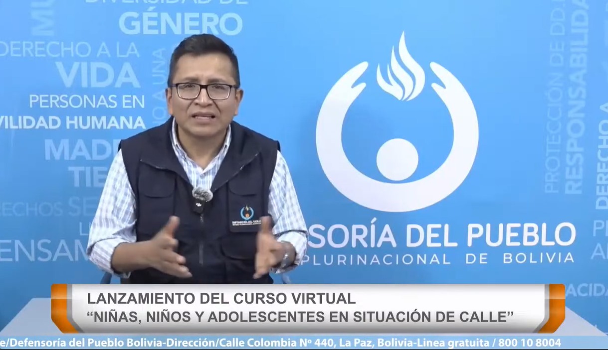 ARRANCA CURSO VIRTUAL QUE ABORDARÁ PROBLEMÁTICA DE NNAs EN SITUACIÓN DE CALLE