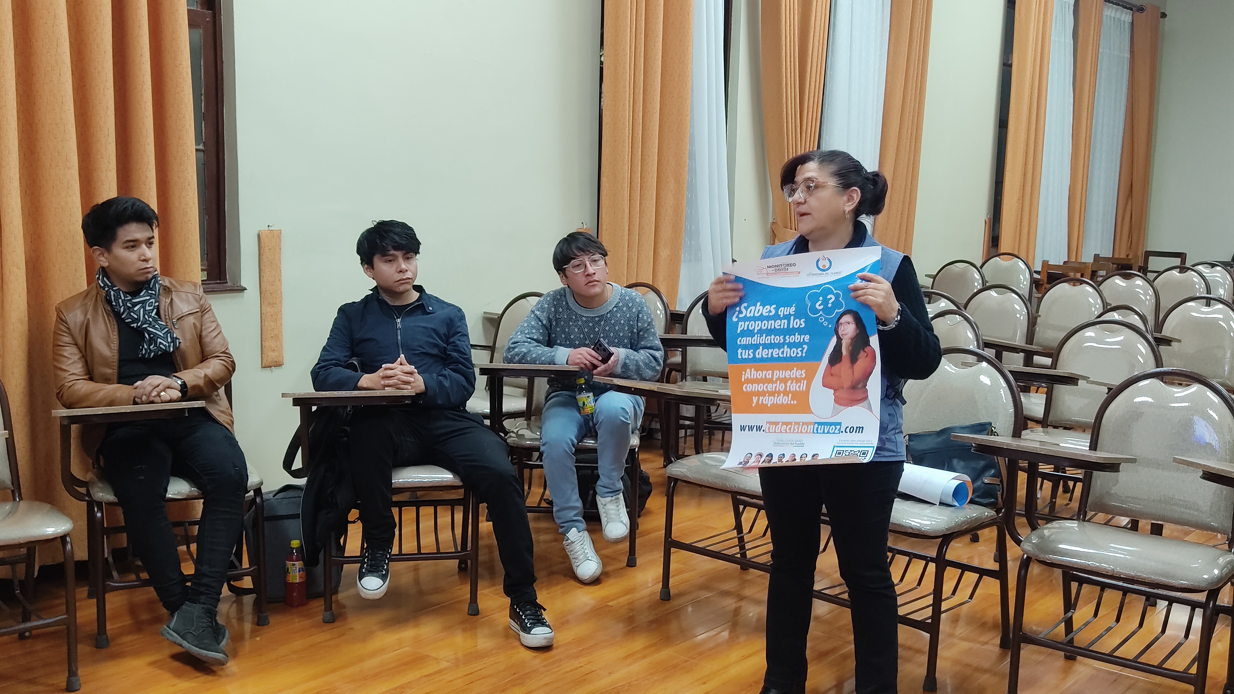 DEFENSORÍA DEL PUEBLO PARTICIPA EN ESPACIOS DE ANÁLISIS SOBRE  PARTICIPACIÓN POLÍTICA JUVENIL RUMBO A LAS ELECCIONES 2025