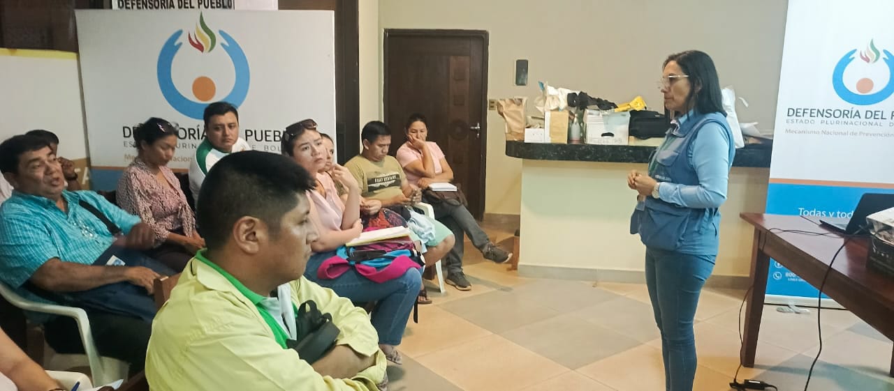 DEFENSORÍA DEL PUEBLO REALIZA TALLER SOBRE ATENCIÓN EN SALUD A VÍCTIMAS DE VIOLENCIA SEXUAL E INTERRUPCIÓN LEGAL DEL EMBARAZO EN RIBERALTA