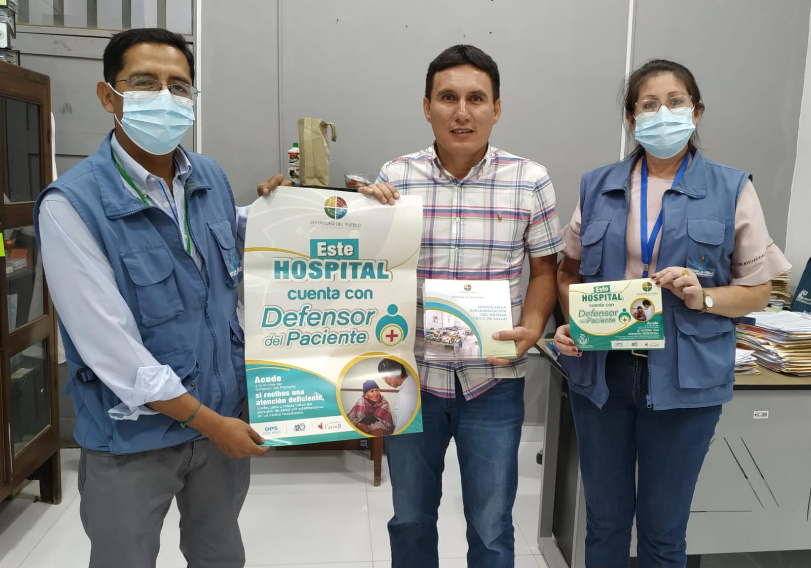 LA DEFENSORIA DEL PUEBLO EN BENI ENTREGA MATERIAL SOBRE “EL DEFENSOR DEL PACIENTE” A CENTROS HOSPITALARIOS