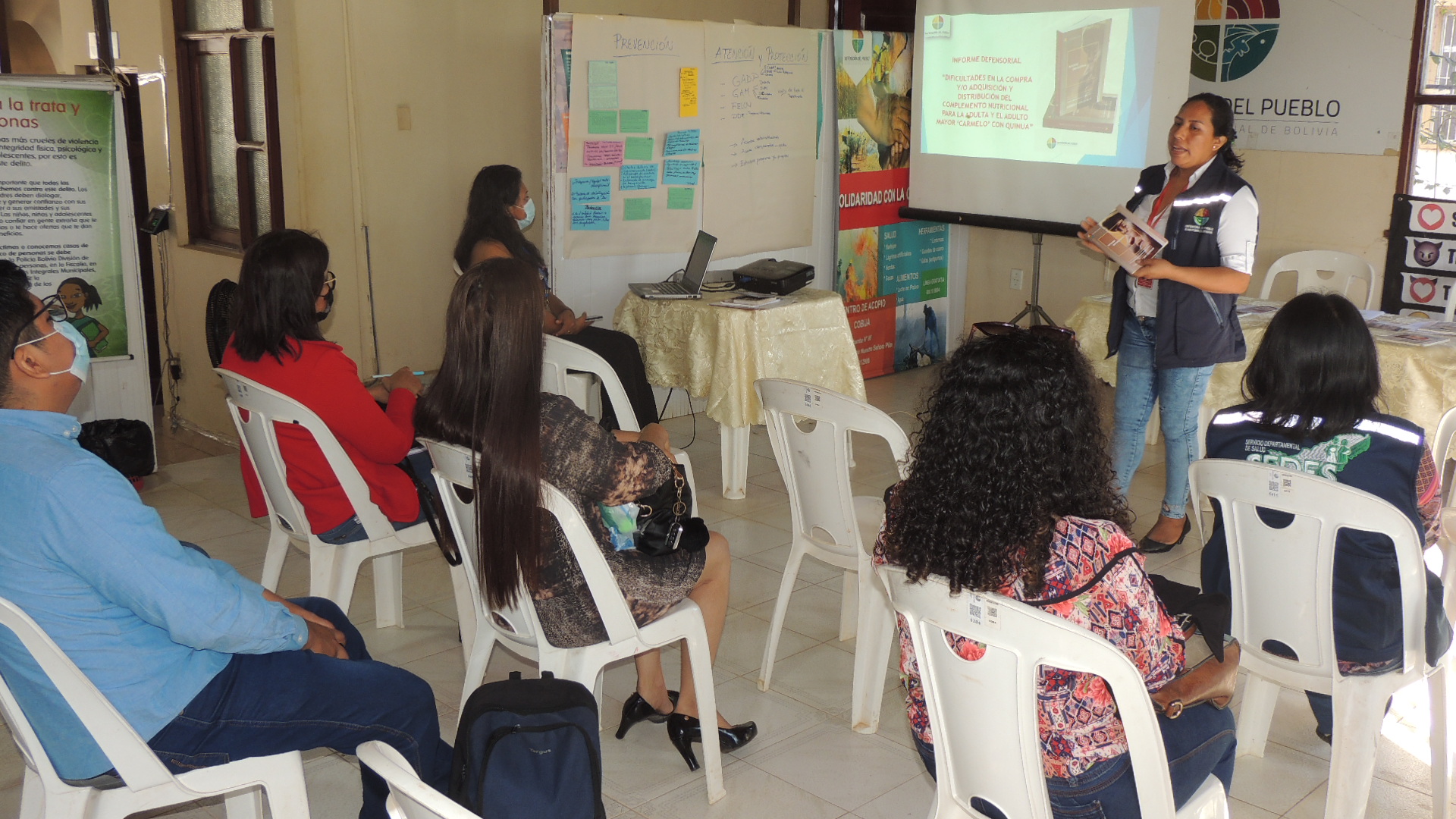 DEFESORÍA DEL PUEBLO PRESENTA INFORME DEFENSORIAL SOBRE COMPLEMENTO NUTRICIONAL CARMELO EN PANDO