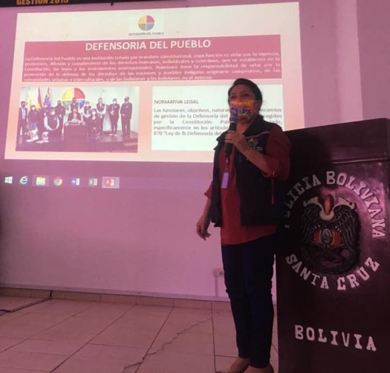 Defensoría del Pueblo por invitación del Viceministerio de Régimen Interior y Policía participó del  con una ponencia en el Taller denominado "Valores ético morales para una Nueva Generación de Servidores Públicos Policiales".