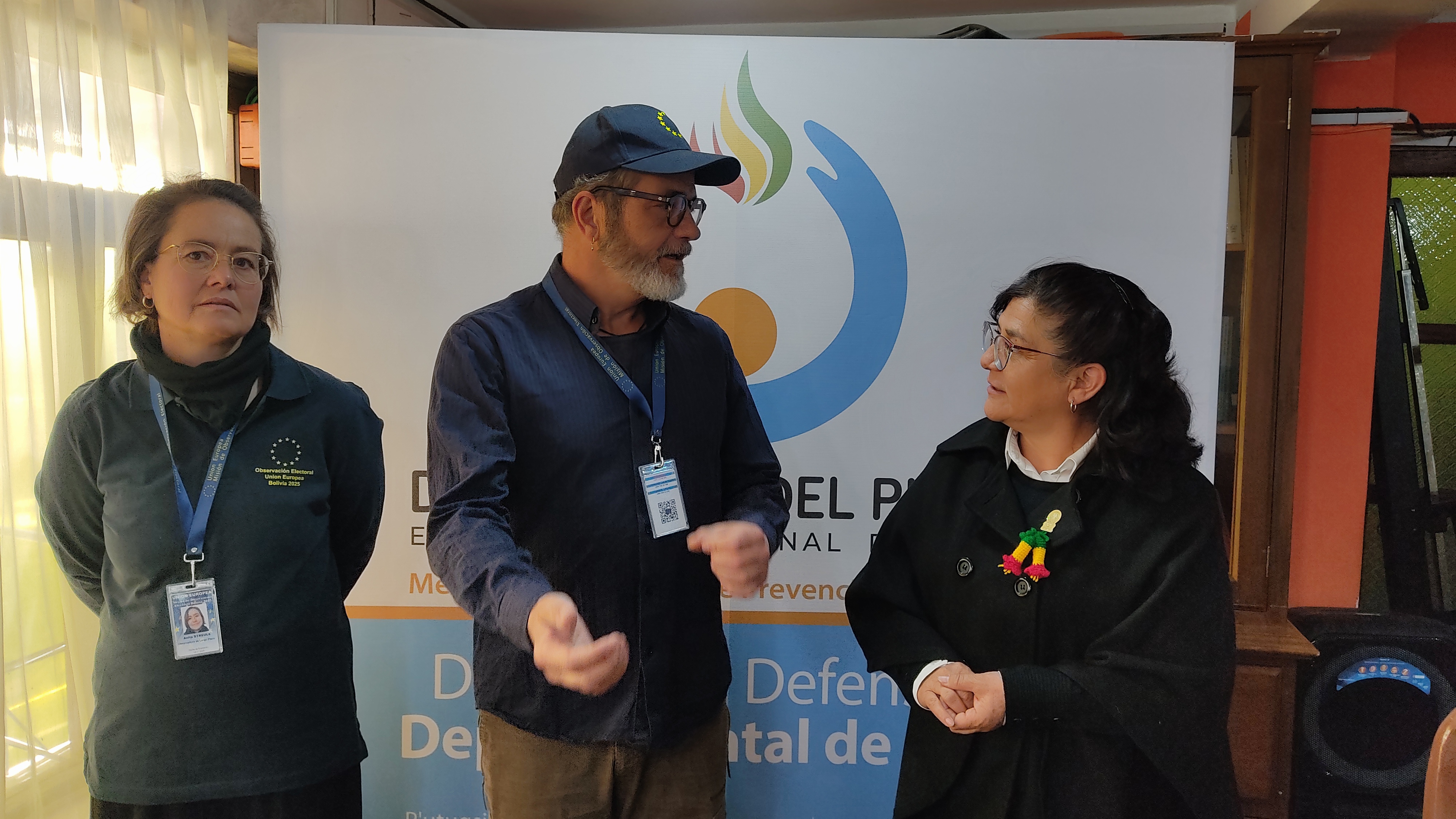 Defensoría del Pueblo y Misión de Observación Electoral de la Unión Europea coordinan monitoreo de DD.HH. en Elecciones 2025