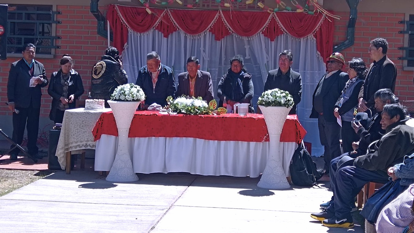 DEFENSORÍA DEL PUEBLO PARTICIPÓ EN EL 5TO ANIVERSARIO DEL CENTRO DE ACOGIDA DEL ADULTO MAYOR “LLALLAGUA” EN CATAVI