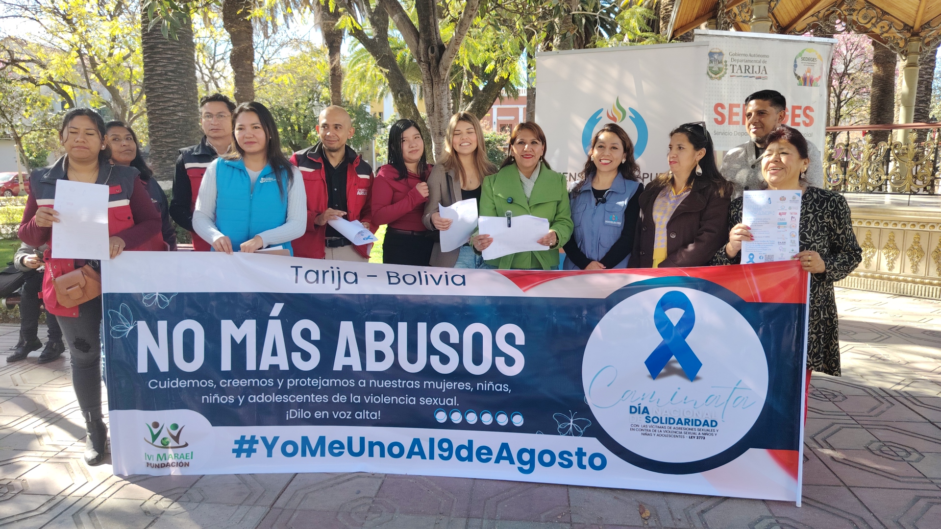 TARIJA: MESA VOCES UNIDAS PRESENTA AGENDA CONMEMORATIVA AL DÍA DE SOLIDARIDAD CON NIÑAS, NIÑOS Y ADOLESCENTES VÍCTIMAS DE VIOLENCIA