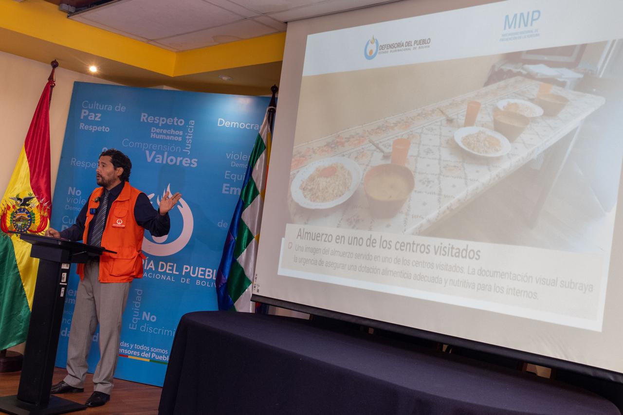 DEFENSORÍA DEL PUEBLO INSTA A LA GOBERNACIÓN ATENDER FALENCIAS EN LA PROVISIÓN DE ALIMENTOS EN CENTROS DE ACOGIDA DE LA PAZ