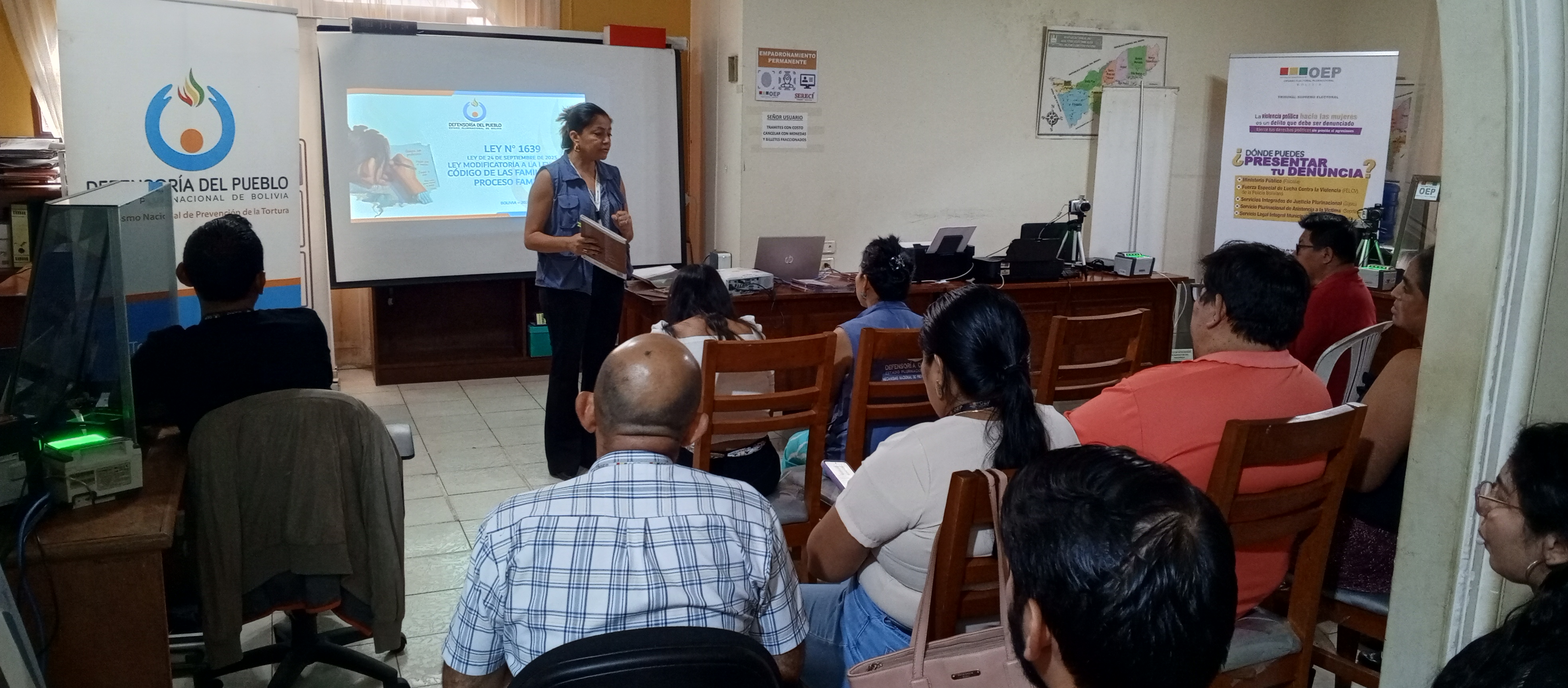 DEFENSORÍA DEL PUEBLO PROMUEVE EN PANDO LA SOCIALIZACIÓN DE LA LEY N° 1639, QUE ELIMINA LOS MATRIMONIOS Y UNIONES INFANTILES TEMPRANA