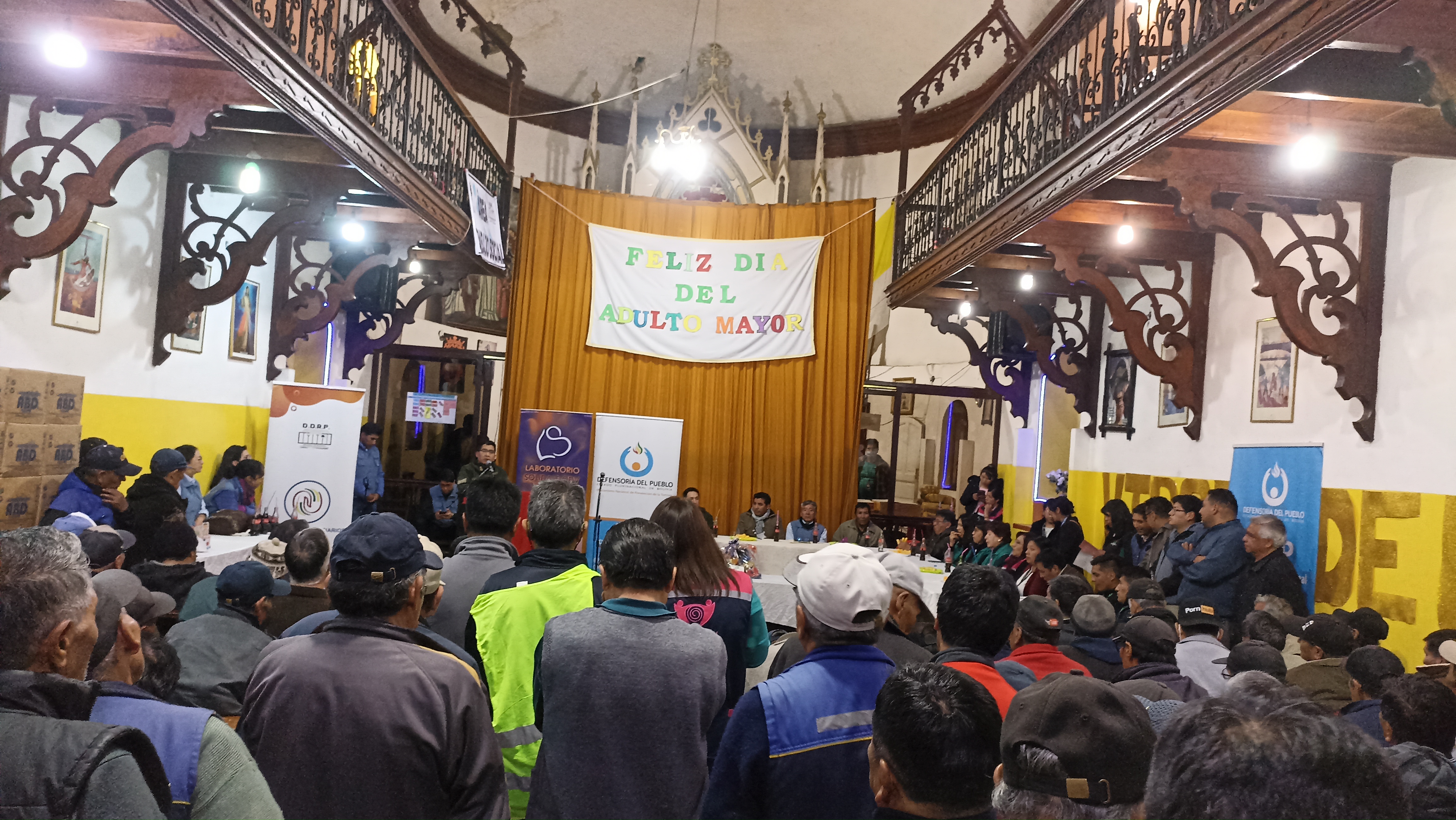 DEFENSORÍA DEL PUEBLO PARTICIPA DE LA JORNADA DE REFLEXIÓN POR EL DÍA DE LA DIGNIDAD DE PERSONAS ADULTAS MAYORES EN EL PENAL DE SAN PEDRO EN LA PAZ
