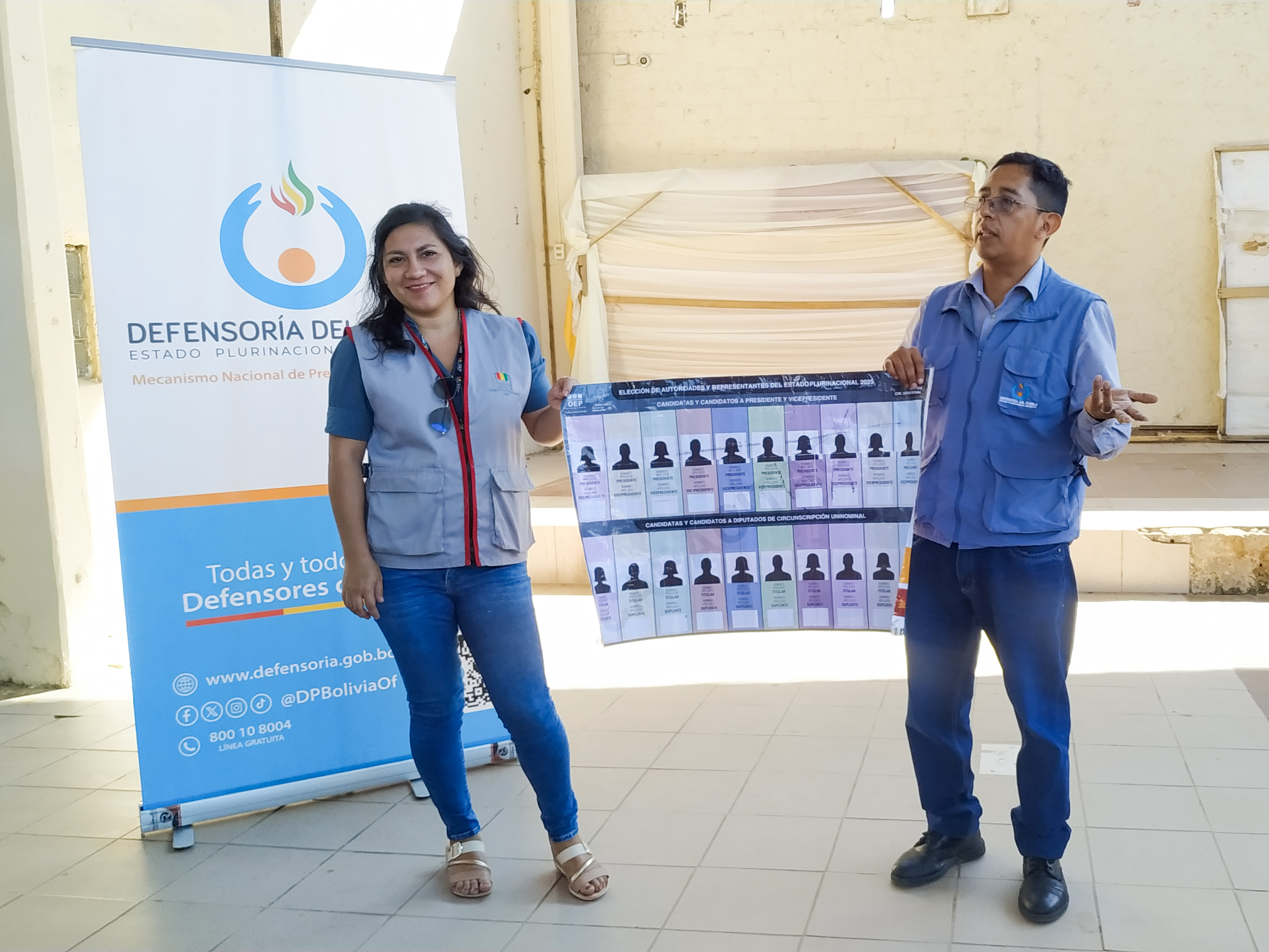 DEFENSORÍA DEL PUEBLO Y TED DESARROLLAN TALLER PARA PERSONAS ADULTAS MAYORES SOBRE PROCEDIMIENTO DE VOTACIÓN