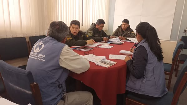 DEFENSORÍA DEL PUEBLO SE REÚNE CON INSTITUCIONES PARA COORDINAR TRABAJO EN LA JORNADA ELECTORAL DEL 17 DE AGOSTO