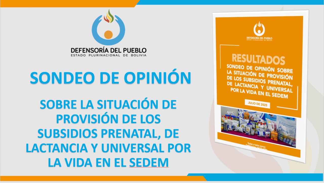 DEFENSORÍA DEL PUEBLO ALERTA INCUMPLIMIENTOS EN LA PROVISIÓN DE SUBSIDIOS ALIMENTARIOS A MADRES GESTANTES Y LACTANTES Y AFECTACIÓN AL DERECHO A LA ALIMENTACIÓN