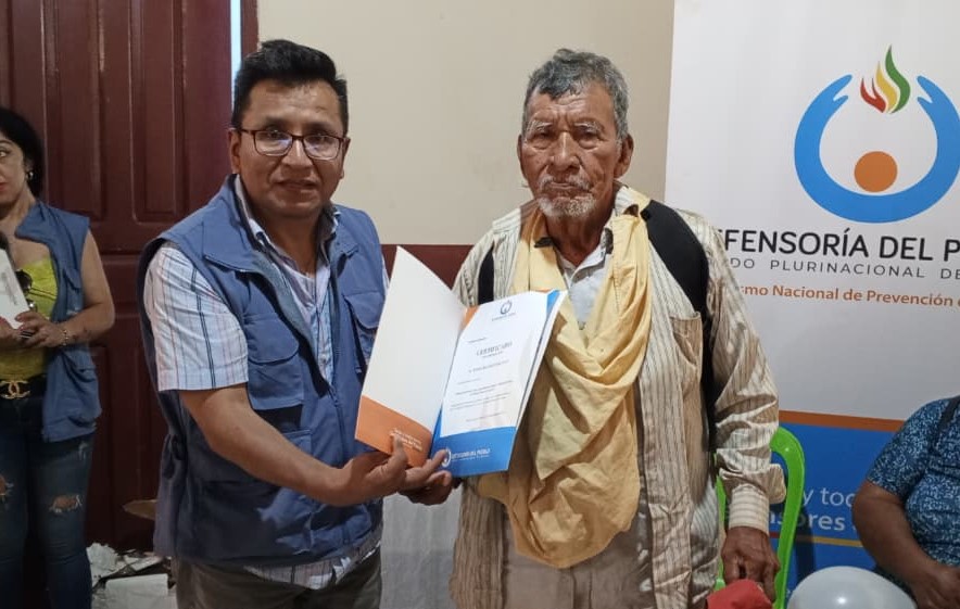 17 ADULTOS MAYORES DEL MUNICIPIO PUERTO GONZALO MORENO SE CERTIFICAN COMO PROMOTORES DE DERECHOS HUMANOS