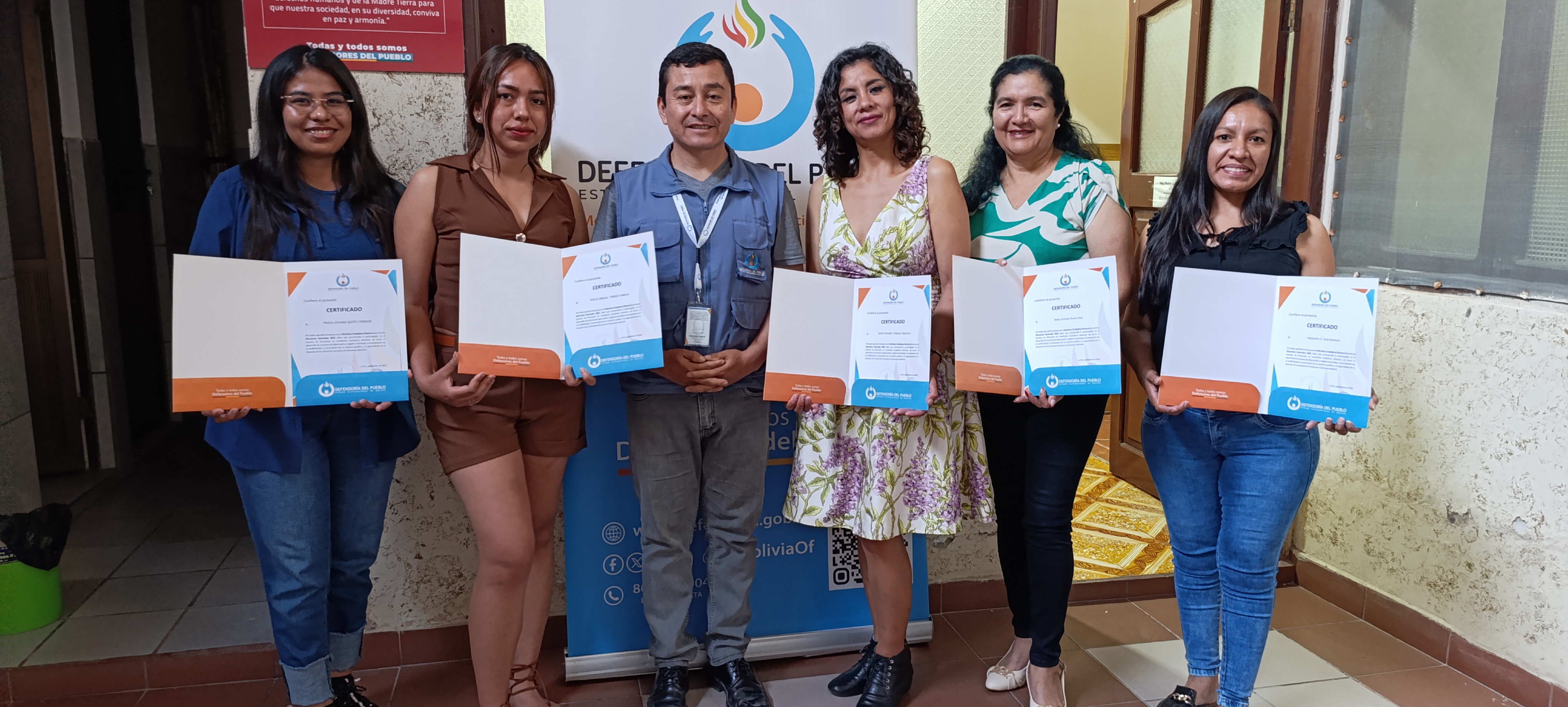 YACUIBA: DEFENSORÍA DEL PUEBLO RECONOCE DEFENSA DE DERECHOS HUMANOS DURANTE LOS COMICIOS CON ENTREGA DE CERTIFICADOS A MONITORES